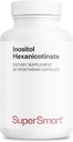 Supersmart - Inositol Hexanicotinate 1500mg al giorno (High Strength Niacin Flush Free) - Migliore vitamina B3 supplemento | Non-GMO & Gluten Free - 90 capsule vegetariane