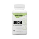 NutraBio L-Leucina Supplemento - Aminoacido ottimale per la crescita e il recupero del muscolo - naturalmente Fermentato Free Form Leucine Aminoacidi Supplement- Vegan, Non-OGM, Gluten Free - 400mg, 180 capsule