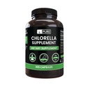 Ingredienti originali puri clorella (365 capsule) Nessun filler di magnesio o di riso, sempre puri, verificati in laboratorio