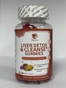 Lukaree fegato Cleanse Detox & Riparazione Gummies - Latte Thistle Silymarin, Dandelion, Estratto di carciofo & Elderberry - No Sugar, Raspberry Flavor - 90 Conte