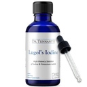 Dr. Tennant's Liquid Iodine Drops 2 Fl Oz | Soluzione di Lugol con Potassium Iodide | Aiuta la funzione tiroide, l'equilibrio ormonale e la salute immunitaria
