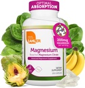 Zahler - Magnesio Supplemento Capsule 200 mg (250 Conte) Certificato Kosher Citrato di Magnesio Bioattivo per Assorbimento Max - Magnesio Naturale Minerale per Uomini e Donne - Migliori Integratori di Magnesio
