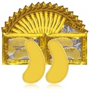 Sotto Eye Patches per occhi di Puffy, 20 coppie Maschere di occhi per cerchi scuri e Puffiness 24k oro Eye Patches con collagene per le borse degli occhi intorno agli occhi (Eye Patches A)