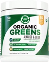 Polvere verde organica - USDA Organic - Non-GMO - 15 Superfoods - Detox e benefici per la salute immunitaria Compresi Spirulina, Matcha Green Tea, e Ashwagandha - 30 Serve