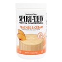 NaturesPlus SPIRU-TEIN Shake - Pesche & Cream Flavor - 1.1 lbs, Spirulina Protein Powder - Sostituzione a base vegetale, Vitamine & Minerali Per Energia - Vegetariano, Senza Glutine - 15 Serve