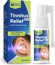 TUHIMO Tinnitus Rëliëf per anelli ears,Natural efficace Tinnitus Trattamento Spray,30ml-Blue