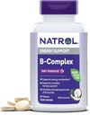 Natrol, B-Complex rapidamente dissolve compresse, supplemento promuove l'energia e sostiene il sistema nervoso sano, 90 conte