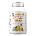 ANDREW LESSMAN PC fegato e cervello Vantaggi 360 Softgels - Phosphatidyl Choline, il più importante blocco di costruzione per la struttura sana del fegato e del cervello, la funzione. Niente additivi. Facile da ingoiare Softgels