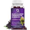 Glucosamina Chondroitin Gummies - 2- Pack, Glucosamina 1500mg Extra Forza con MSM & Elderberry, Supporto Flessibilità, Miglior Cartilage & Supporto Immune per Uomini e Donne - 60count (1 Confezione)