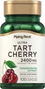 Piping Rock Tart Cherry Extract Capsule 2400 mg | 100 pillole | Estratto di succo concentrato | Non OGM, Integratore senza glutine