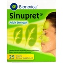 Bionorica Sinupret Adult Strength Sinus - Integratore di Supporto Immune - Tutto Naturale - Passaggio Nasale Erbale & Immunity Boost - 25 compresse