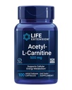Estensione della vita Acetil-L-Carnitina, Acetil-L-Carnitina, Vitamina C, Cervello, Mood & Nerve Salute, Energia cellulare, Alimentazione 3 mesi, Senza glutine, Non OGM, Vegetariano, 100 capsule