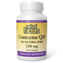 Fattori naturali Coenzyme Q10 - Integratore di supporto antiossidante Supporta la produzione di energia cellulare - Migliore assorbimento Aids Funzione cardiaca sana - 100 mg, 120 Softgels (120 Servings)