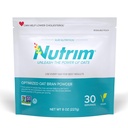 Nutrim Oat Bran Polvere con 750mg Beta Glucan per Serve - Fibra Solubile Easy-Mix per Gestione del Colesterolo e Supporto Immune - Cuore sano, Non OGM & Vegan Oatmeal Polvere