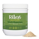 Multi-Essentials di Riley Multivitamina per cani - Vitamine, Minerali, Spirulina, Kelp e Cardo al latte per il supporto nutrizionale - Puppy and Senior Dog Vitamins - 8oz Powder