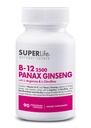 Vitamina B-12 2500 & Panax Ginseng con L-Arginina & L-Citrulline - Potente Booster energetico | Supporta Normal Flow & Energy Metabolism | Supplemento - 90 Capsule