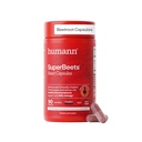 HumanN SuperBeets barbabietola capsule radice rilascio rapido 1000mg, aiuta a sostenere la produzione di ossido nitrico, pressione sanguigna, salute del cuore, contiene polvere di barbabietola non OGM, antiossidanti studiati 90 conte