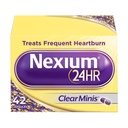 Nexium 24HR ClearMinis Acid Riduttore di bruciore di stomaco Rilievo ritardato capsule di rilascio per la protezione di tutti i giorni e tutti i giorni da bruciore frequenti, medicina di bruciore di stomaco con Magnesio di Esomeprazolo - 42 Conte