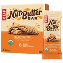 CLIF Nut Butter Bar - Burro di arachidi - Barre riempite di energia - Non OGM - USDA Organic - Basato vegetale - Basso glicemico - 1.76 oz. (5 Confezione)