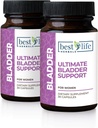 Best Life Herbals Ultimate Bladder Support and Control Supplement for Incontinence, Leakage e Overactive Bladder - 2 bottiglie