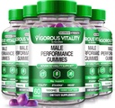 NutraRize (5 Pack) Vigoroso Vitality Gummies, Vigoroso Vitality Male Enhancement Gummies, Aumento della fiducia e Stamina Vitality Gummy, Horny Goat Weed for Men Gomitas Enchantment (300 Gummies)