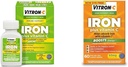 Vitron-C supplemento di ferro ad alta potenza con vitamina C, 60 conteggio, confezione da 2