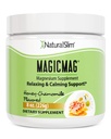 NaturalSlim Magicmag Pure Magnesium Citrate Powder Stress, costipazione, muscolo, salute del cuore e supporto del sonno | Honey Chamomile Magnesium Supplement - 8oz Drink Mix (Solo)