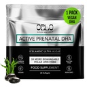 Orlo PRENATAL DHA - Prenatale DHA Omega 3 Supplemento - Triple Strength Omega3s - Vegan DHA & EPA - Algae Omega-3 olio - Supporta lo sviluppo del cervello durante la gravidanza e lattazione (60 Mini Softgels)