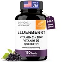 Vitamina C e Zinco di Sandhu con Vitamina D3 & Quercetin | Capsule Supplementi per Uomini & Donne | Supporta la Salute Immune | 120 Conte (Pack of 1)