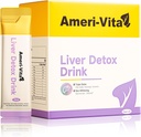 Integratore di bevande al fegato liquido - Estratto di cardo e carciofo di latte con curcuma e inositolo - Supporto naturale per la salute del fegato - Zucchero-Free, Non OGM, Sapore di pesca - 30 Sacchetti