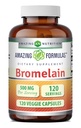 Incredibile formula Bromelain Supplemento | 500 Mg Per Serving | Capsule Veggie | Non-GMO | Gluten Free | Made in USA | Ideale per vegetariani (1 Pack | 120 Count)