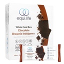 EquiLife - Barre agroalimentari, Paleo & Vegan Protein Bar, Barre a Nutrizione Biologica, 6g di Proteine, Sotto 200 Calorie, Sapore Ricco di Cacao, Travel-Size, Senza Glutine, Senza Soia (Chocolate Brownie, 9 Conte)