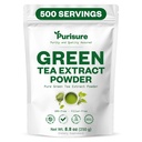 Estratto di tè verde puro | Tè in polvere da Premium Green Leaf | Tè vegano non zuccherato per ricetta Latte & Smoothie | Polvere di tè verde antiossidante naturale con EGCG & Polyphenols | 500 Servings