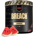 REDCON1 Breach BCAAs, Watermelon - Keto Friendly + Aminoacidi essenziali senza zucchero per il recupero - Contiene BCAA L-Leucina, L-Isoleucina & L-Valina (30 Serve)
