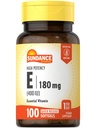 Sundance Vitamin E 180mg (400 IU) | 100 Softgels a rilascio rapido | Formula ad alta potenza | Non OGM e Gluten Supplemento gratuito