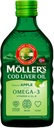 Olio di Pesce di Moller Gusto Naturale Norvegese - Supplemento Dietetico, 8.45 fl oz (Lemone, Mela, Frutta, Flavori Naturali) (250 ml, Non aromatizzato (Naturale))