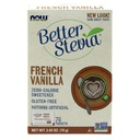 NOW Foods, BetterStevia French Vanilla Granulated Packets Zero-Calorie Sweetener, Keto Friendly, Adatto per diabetici, No Erythritol 75 Count