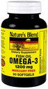 Miscela della natura Omega-3 Fish Oil 1200 mg 90 Softgels