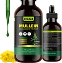 Gocce di Mullein generiche per polmoni | Estratto di foglie di Mullein per il supporto respiratorio e polmoni | Mullein Extract Supplement Liquid