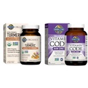 Giardino della vita Risposte infiammatorie erboriche 60 compresse 100mg Curcumina & Zinc Supplementi 30mg Alta potenza per la salute immunitaria
