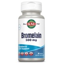 KAL Bromelain 500 mg, Digestione e Supporto Congiunto Supplemento, Enzimi Digestivi, Estratto di Ananas, Rapid Disintegrazione, Vegan, Fatto Senza Latticini o Soia, Lab verificato, 60 Serve, 60 compresse