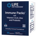 Estensione della vita - Pacchetti immuni con vitamina C & D, Zinco e Probiotici (30 Pacchetti)