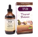 Ambra NaturalZ TYD Thyroid Balance Supplemento di erbe per cani, gatti, uccelli, porcellini della Guinea e conigli | Supplemento di animali erboristici per la salute della tiroide | 4 Bottiglia di vetro di oncia fluida | Prodotto negli Stati Uniti