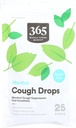 365 da Whole Foods Market, gocce di tosse, mentolo senza zucchero, 25 conte