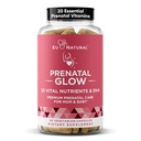 Vitamine Prenatali Glow per le donne – 20-in-1 Nutrienti vitali per la gravidanza sana e lo sviluppo fetale – Acido Folico & Vegan DHA per la crescita del bambino e una gravidanza confortevole – 60 capsule nutrienti