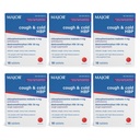 MAJOR Cough and Cold HBP Tablets - Antistamina e Cough Suppressant per le persone con alta pressione sanguigna - Dextromethorphan HBr, Chlorpheniramine Maleate - 16 Conte (6 Pack)
