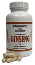 American Ginseng Capsules, 100% Pure Wisconsin Ginseng, 500mg, 100 Capsule - Miglior Ginseng Supplemento, Pure Potent Wisconsin Ginseng Roots di Schumacher Ginseng