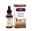 Ambra NaturalZ TYD Thyroid Balance Supplemento di erbe per cani, gatti, uccelli, porcellini della Guinea e conigli | Supplemento di animali erboristici per la salute della tiroide | 1 Bottiglia di vetro di oncia fluida | Prodotto negli Stati Uniti