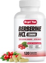Integratore di Berberina 1500mg con Ceylon Cinnamon - Capsule di Berberina con Bitter Melon, Banaba Leaf, Gymnema Syivestre per Immune, Metabolismo, Digestione e salute del cuore, Vegan 120 capsule