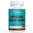 2400 MG Liposomal Glutathione Softgels, Max Absorption, Active Form L-Glutathione Ridotto (GSH), con Acido Ialuronico, Resveratrolo, Antiossidanti Master per Detox, Cervello, Sistema Immune, 60 Softgels